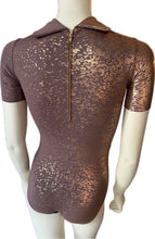 Load image into Gallery viewer, METALLIC BUSINESS SUIT LEOTARD