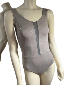 METALLIC SLICE LEOTARD