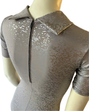 Load image into Gallery viewer, METALLIC BUSINESS SUIT LEOTARD