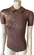 Load image into Gallery viewer, METALLIC BUSINESS SUIT LEOTARD